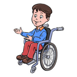 ZoZen kind in rolstoel
